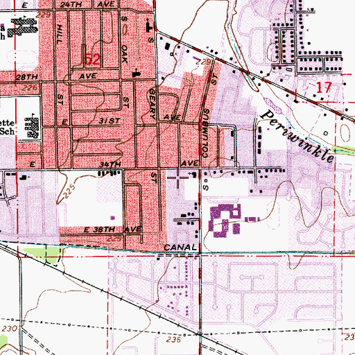 Topographic Map of Good Shepherd Lutheran School, OR