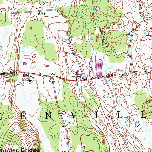 Topographic Map of School Number 6 (historical), NY