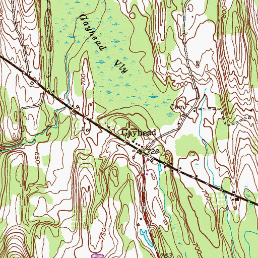 Topographic Map of School Number 14 (historical), NY