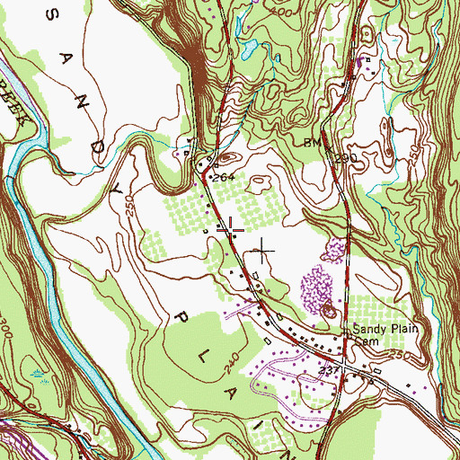 Topographic Map of School Number 7 (historical), NY