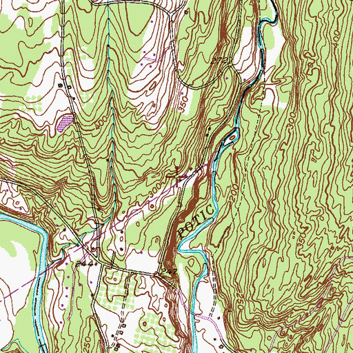 Topographic Map of School Number 10 (historical), NY