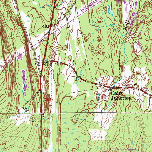 Topographic Map of School Number 14 (historical), NY