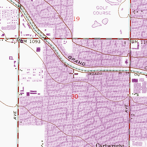 Topographic Map of Abundant Life Center Assembly of God Church, AZ