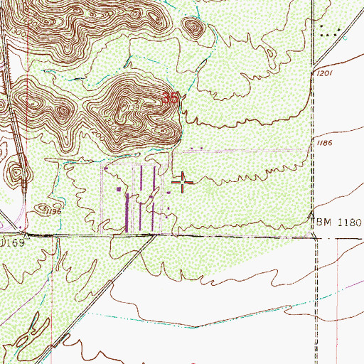 Topographic Map of Adventure Community Church, AZ