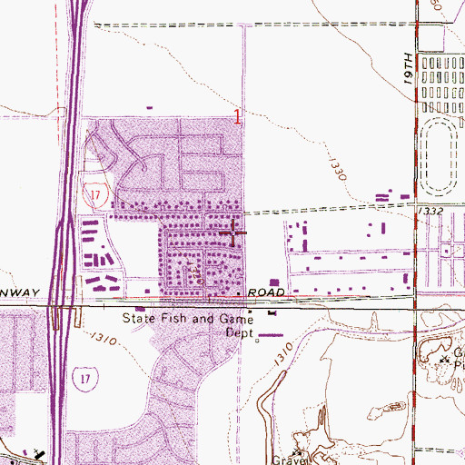 Topographic Map of Apostolic Christian Church of North Phoenix, AZ