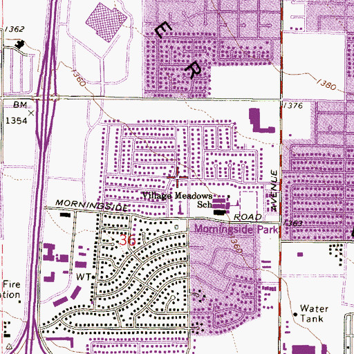 Topographic Map of Grace Family Fellowship Church, AZ