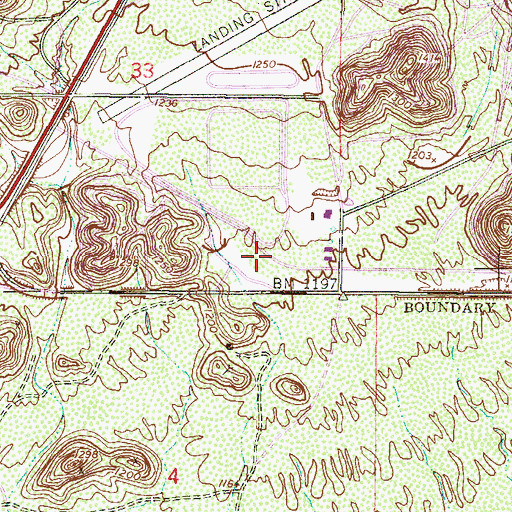 Topographic Map of Horizon Presbyterian Church, AZ