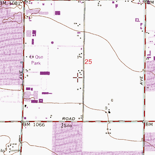 Topographic Map of Cornerstone Church of God, AZ