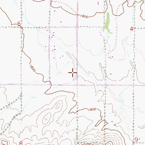 Topographic Map of Desert Hills Fellowship Church, AZ