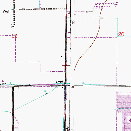 Topographic Map of Chandler Faith Community Church, AZ