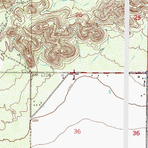 Topographic Map of Family of Christ Child Development Center, AZ