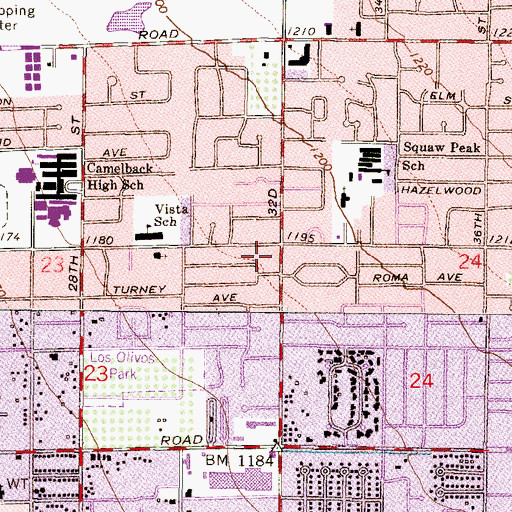Topographic Map of Libraries for the Future, AZ