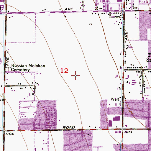 Topographic Map of Challenger Middle School, AZ