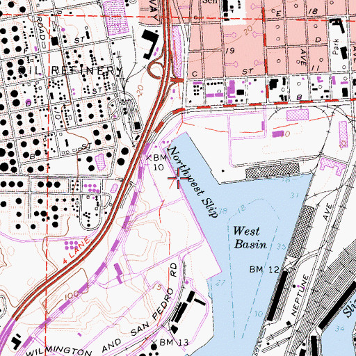 Topographic Map of Northwest Slip, CA