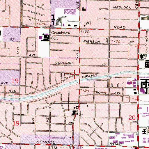 Topographic Map of Kingdom Life Christian Church, AZ