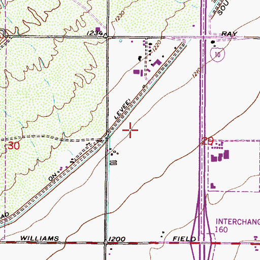 Topographic Map of Lifequest Church, AZ