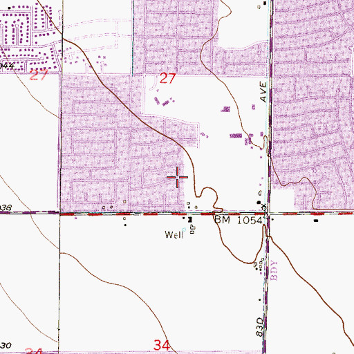 Topographic Map of Our Lady of Guadalupe Monastery, AZ
