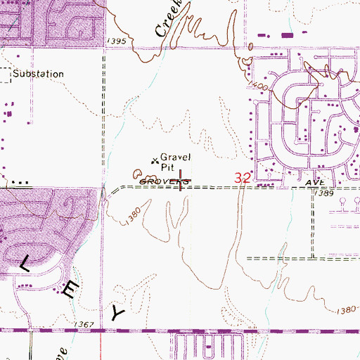 Topographic Map of The Church of Jesus Christ of Latter Day Saints, AZ