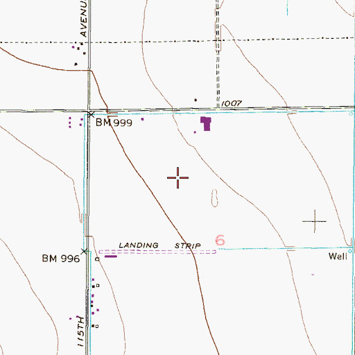 Topographic Map of Interchange 131, AZ