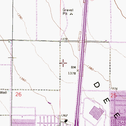 Topographic Map of HonorHealth Deer Valley Medical Center, AZ
