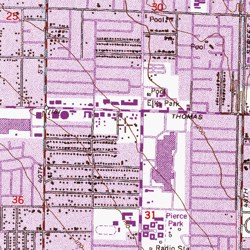 Topographic Map of Samaritan Surgicenters of Arizona, AZ