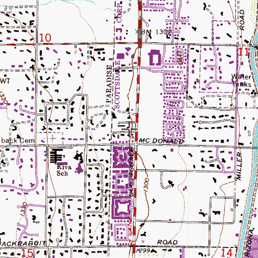 Topographic Map of Sovereign Surgical Center, AZ