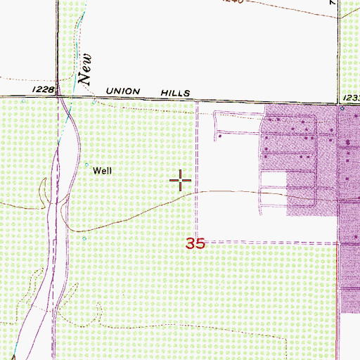 Topographic Map of Banner Del E Webb Surgery Center, AZ