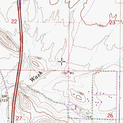 Topographic Map of Anthem Water Campus Water Treatment Plant, AZ