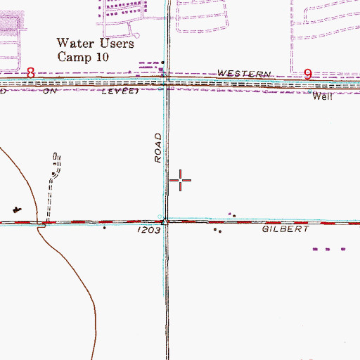Topographic Map of Paseo de Oro Shopping Center, AZ
