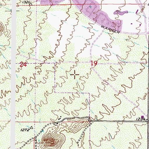 Topographic Map of Mountain Pointe High School, AZ