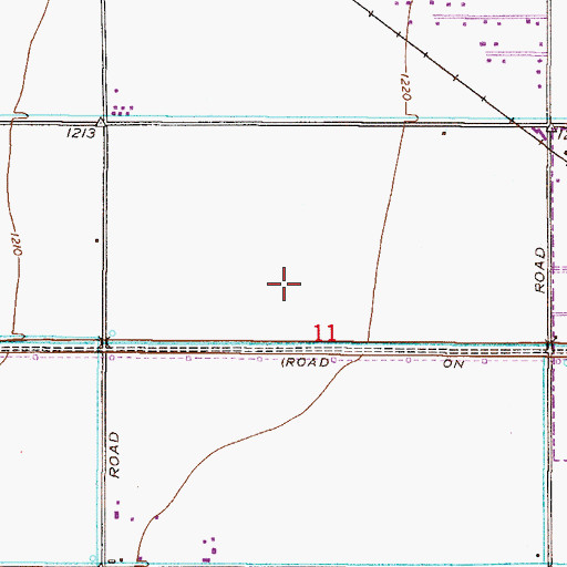 Topographic Map of Playa del Rey Elementary School, AZ