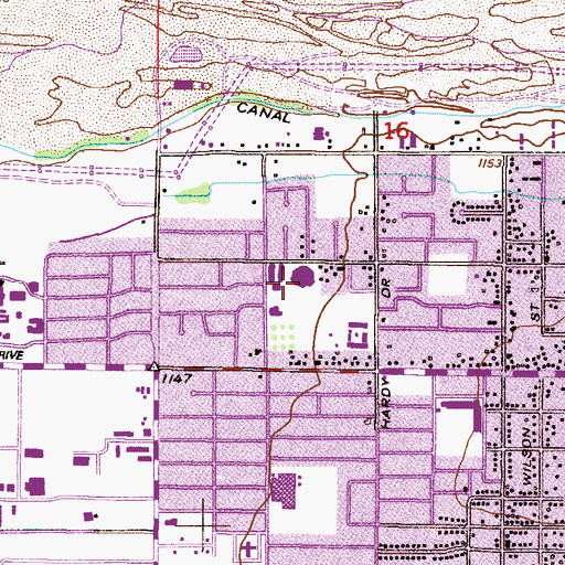 Topographic Map of Scales Technology Academy, AZ