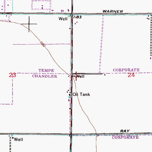 Topographic Map of Solon Academy of Arts and Sciences, AZ