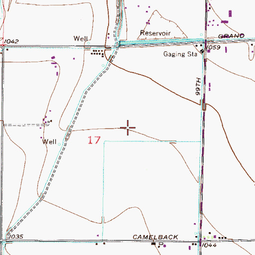 Topographic Map of Sonoran Sky Elementary School, AZ
