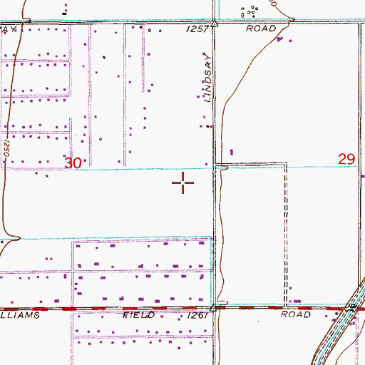 Topographic Map of South Valley Junior High School, AZ