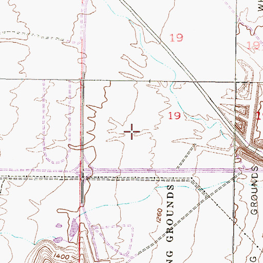 Topographic Map of Verrado Middle School, AZ