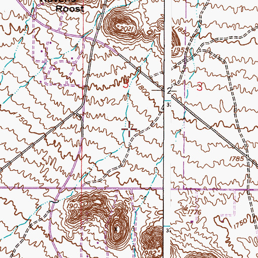 Topographic Map of Zaharis Elementary School, AZ