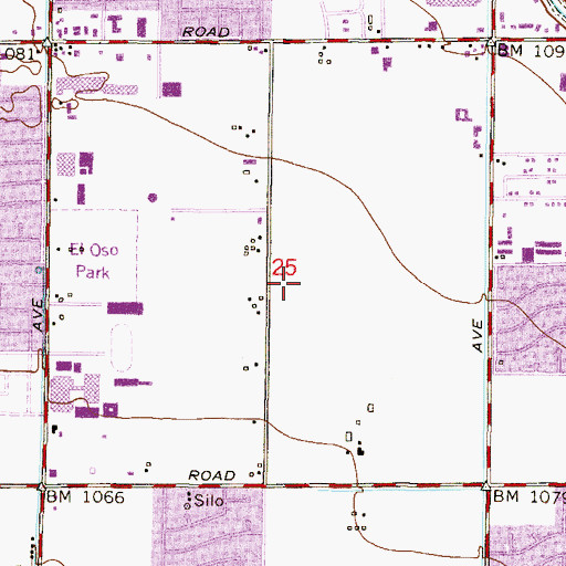 Topographic Map of G Frank Davidson School, AZ