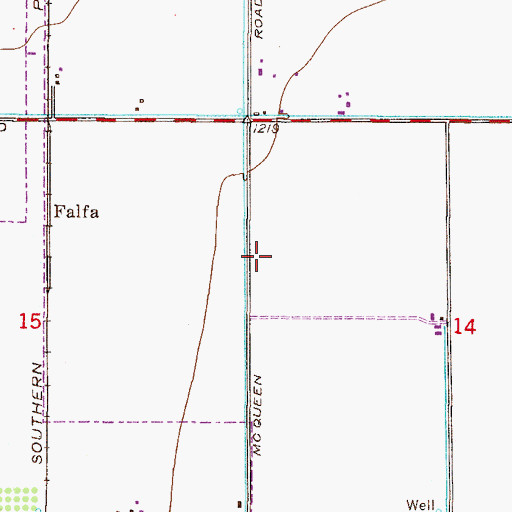 Topographic Map of Islands Elementary School, AZ