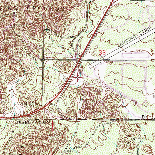 Topographic Map of Keystone Montessori School, AZ