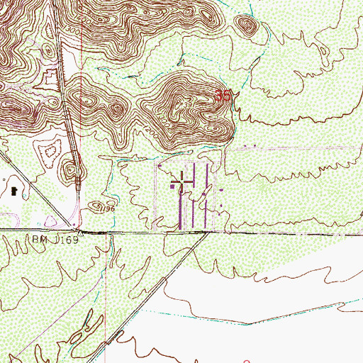 Topographic Map of Kyrene Akimel A - al Middle School, AZ