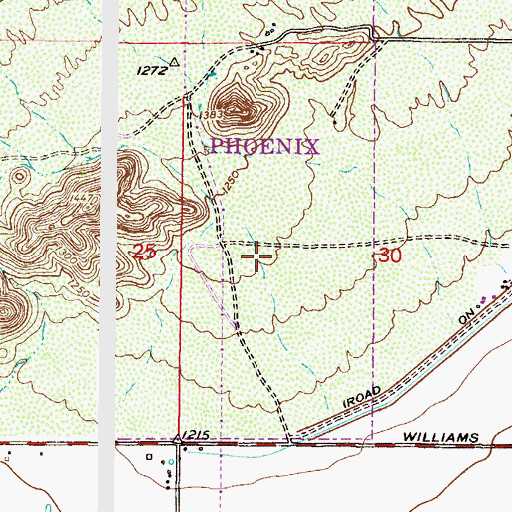 Topographic Map of Kyrene de la Esperanza Elementary School, AZ