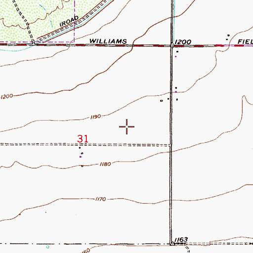 Topographic Map of Kyrene del Milenio Elementary School, AZ