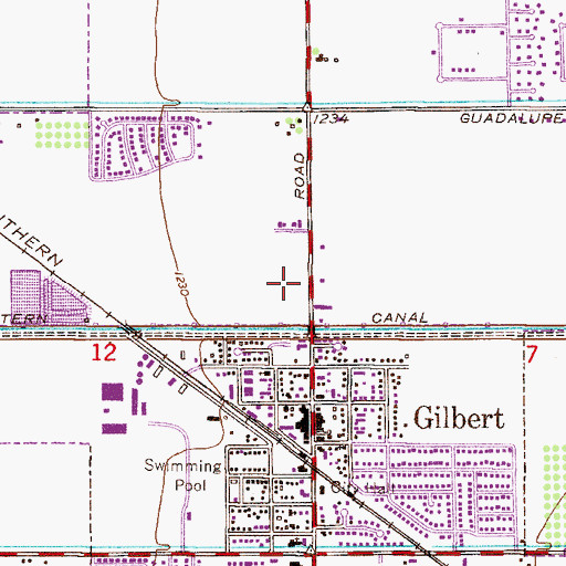 Topographic Map of Lead Charter School, AZ