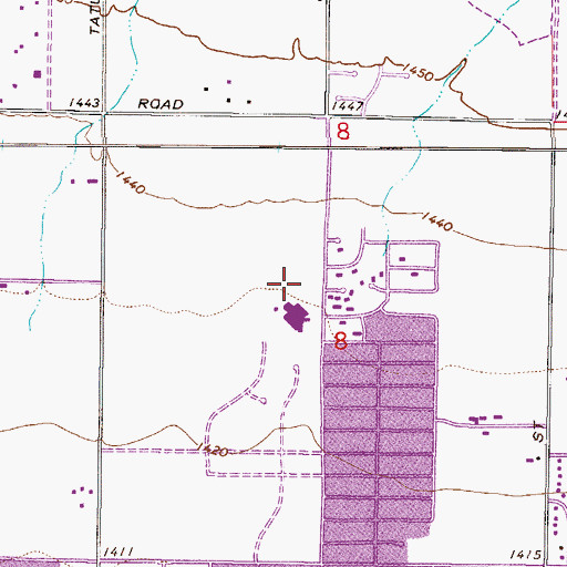 Topographic Map of Liberty Elementary School, AZ