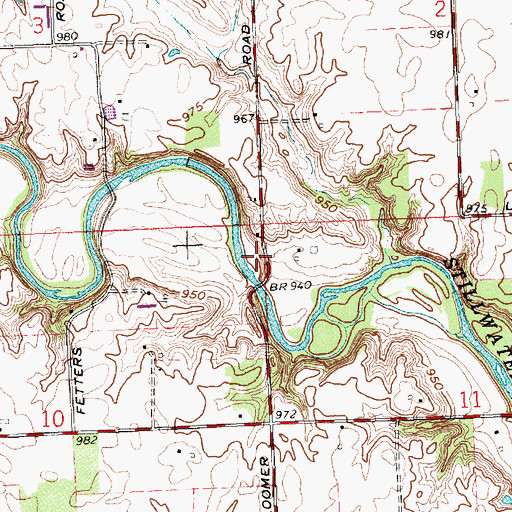 Topographic Map of Goode Prairie Reserve, OH