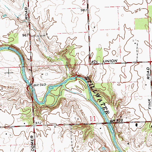 Topographic Map of Goode Prairie Preserve, OH