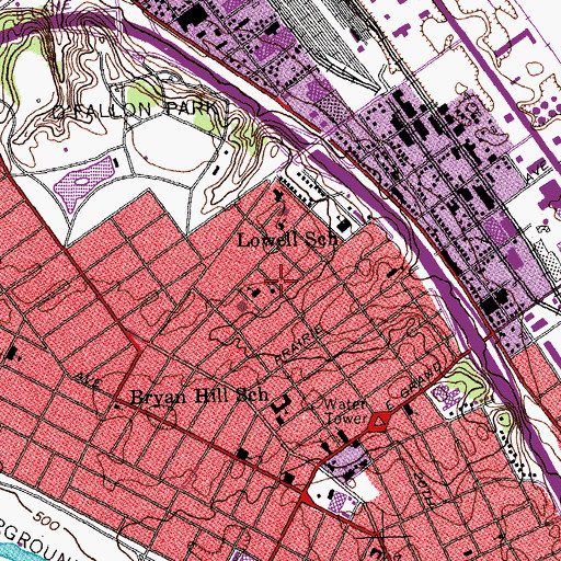 Topographic Map of Saint Michael Retreat House, MO