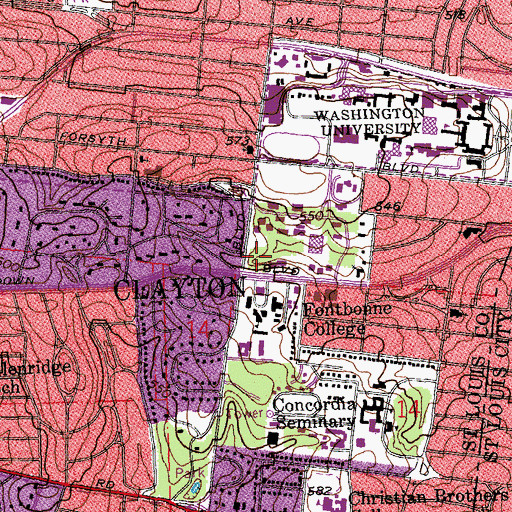 Topographic Map of Wheeler House, MO