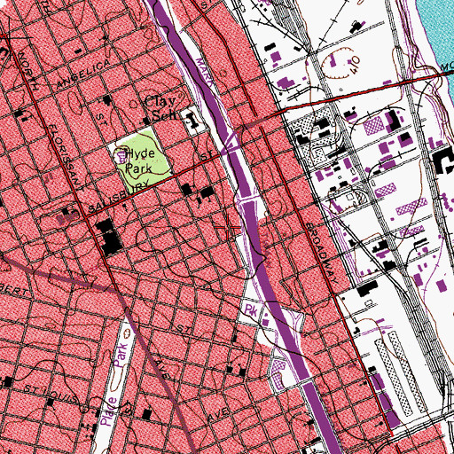 Topographic Map of Angelica House of Prayer, MO